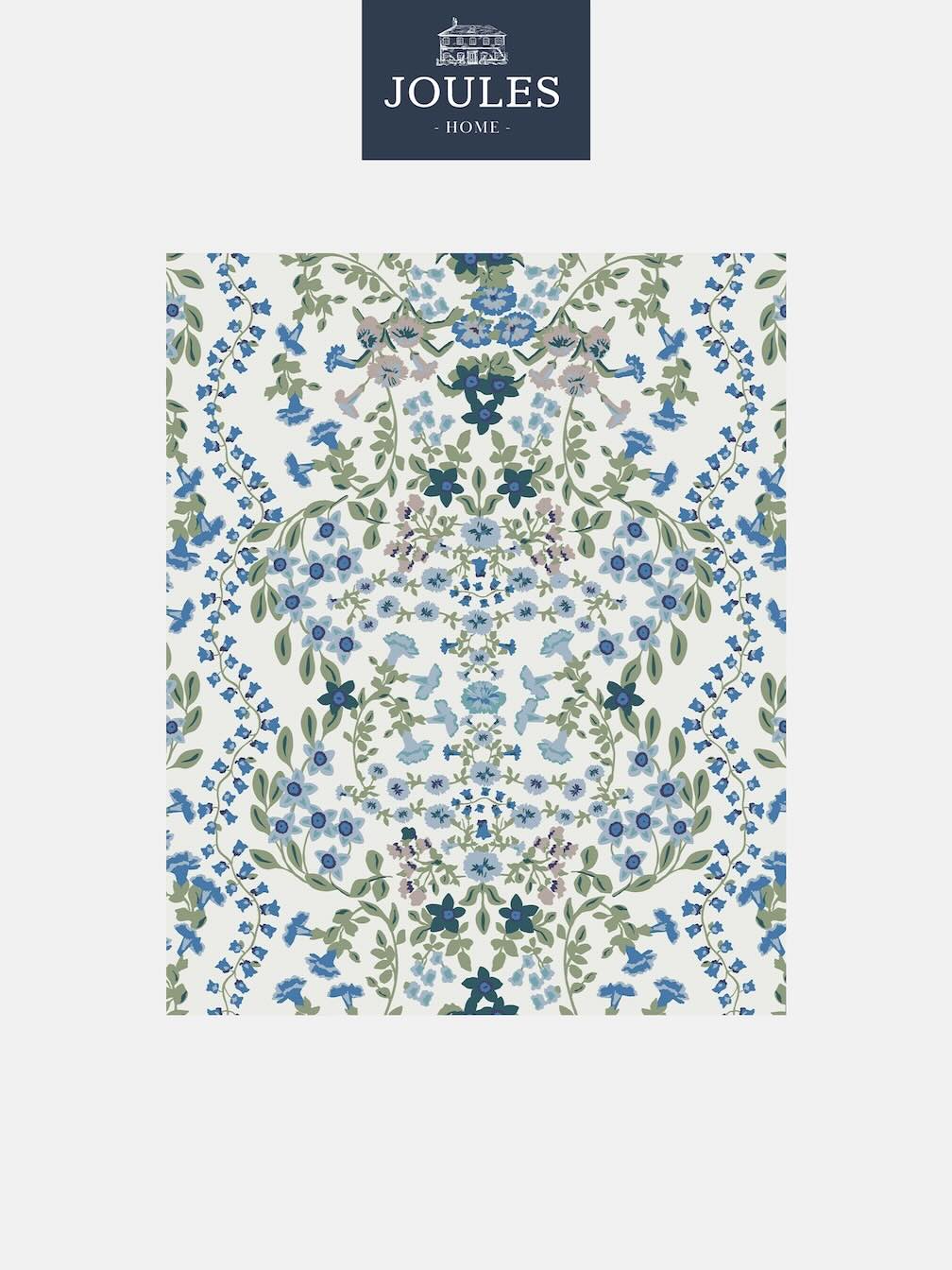 Joules Symmetrical Trellis Ditsy Creme Wallpaper