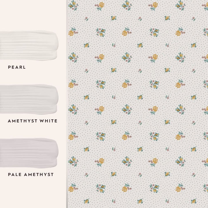Laura Ashley Claudia's Friend Pale Ochre Yellow Wallpaper