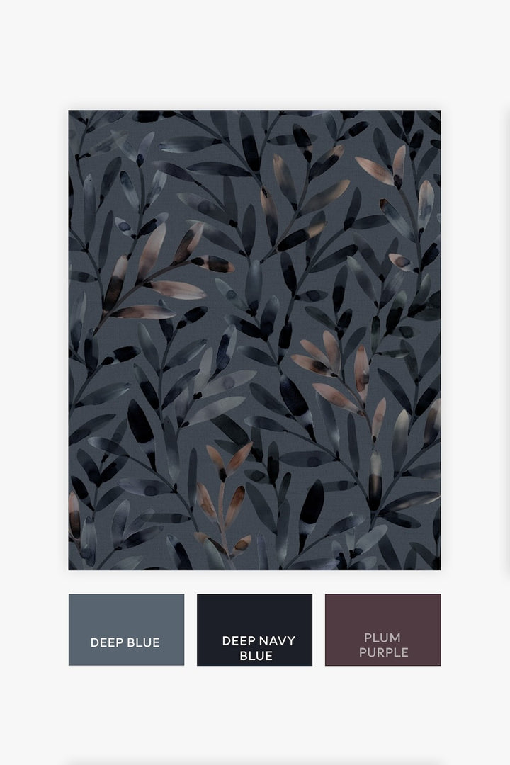 Next Natural Rustic Blue Wallpaper