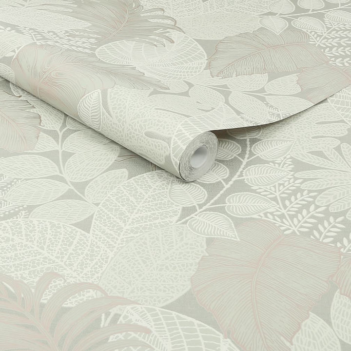 Superfresco Easy Scattered Leaves Sage Green Wallpaper