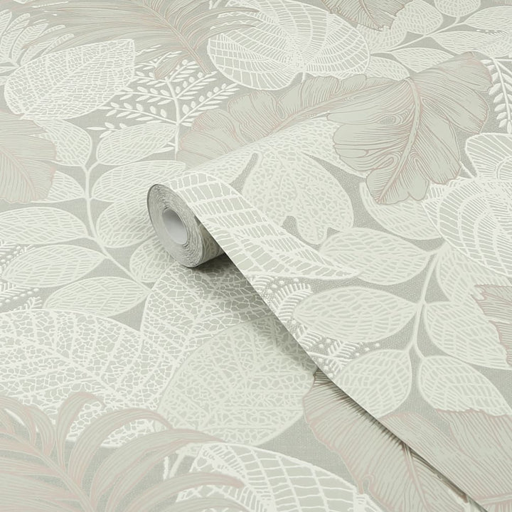 Superfresco Easy Scattered Leaves Sage Green Wallpaper