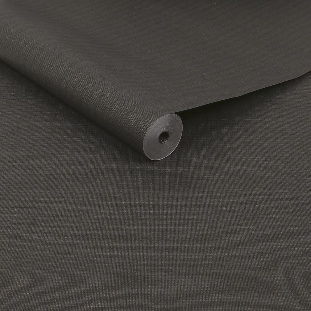 Superfresco Easy Heritage Texture Charcoal & Gold Wallpaper