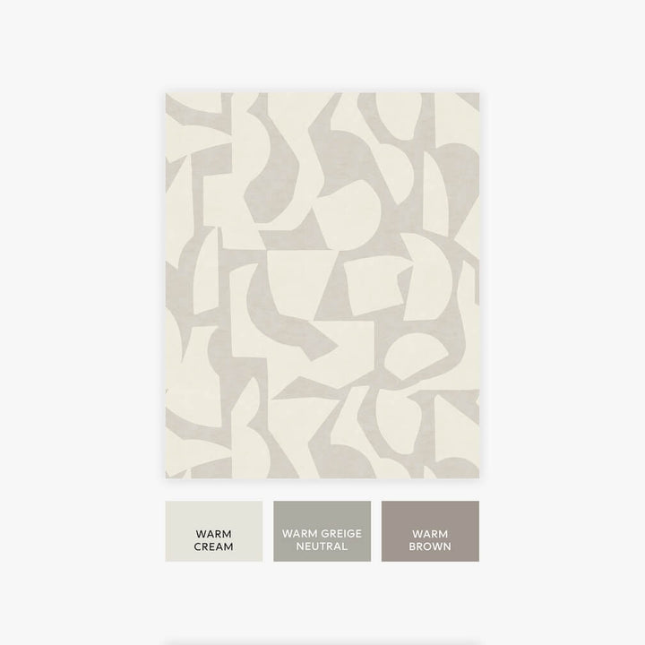 Next Soft Minimal Geo Neutral Wallpaper
