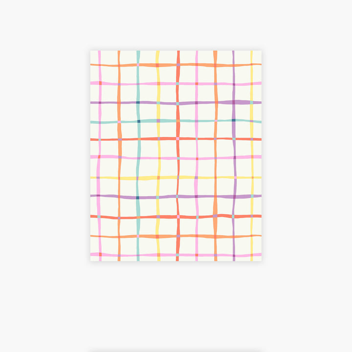 Next Rainbow Check Multi Wallpaper