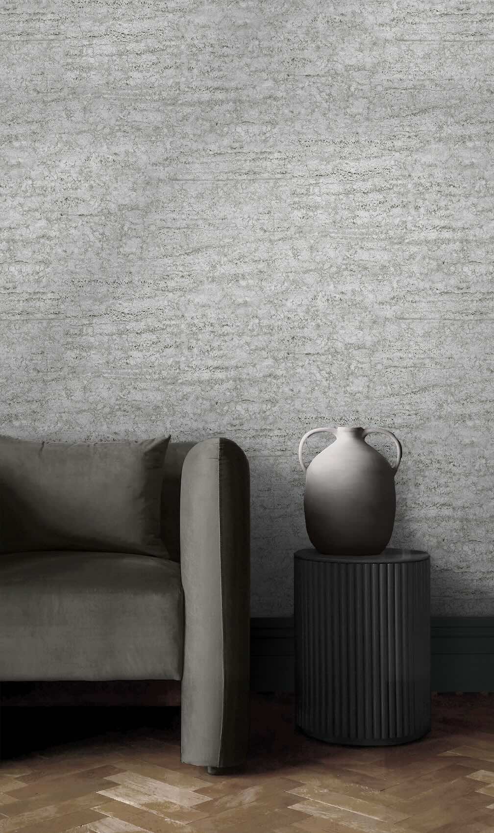 Graham & Brown Vincenzo Grey Wallpaper