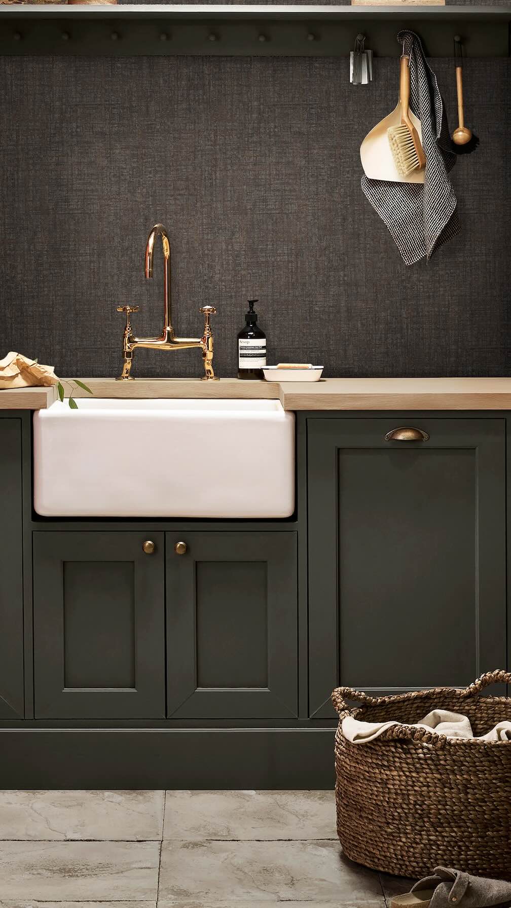 Graham & Brown Armando Chocolate Wallpaper