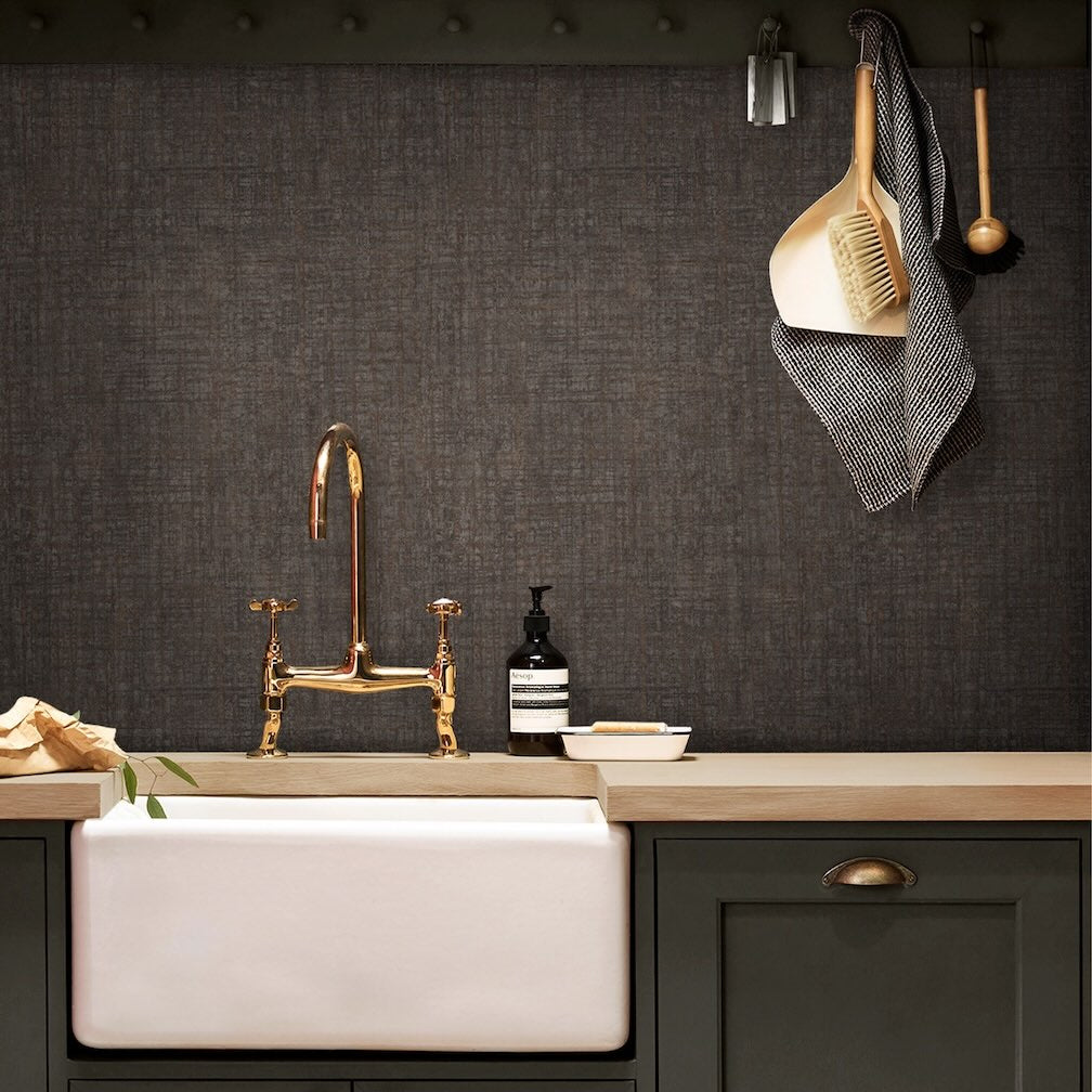 Graham & Brown Armando Chocolate Wallpaper