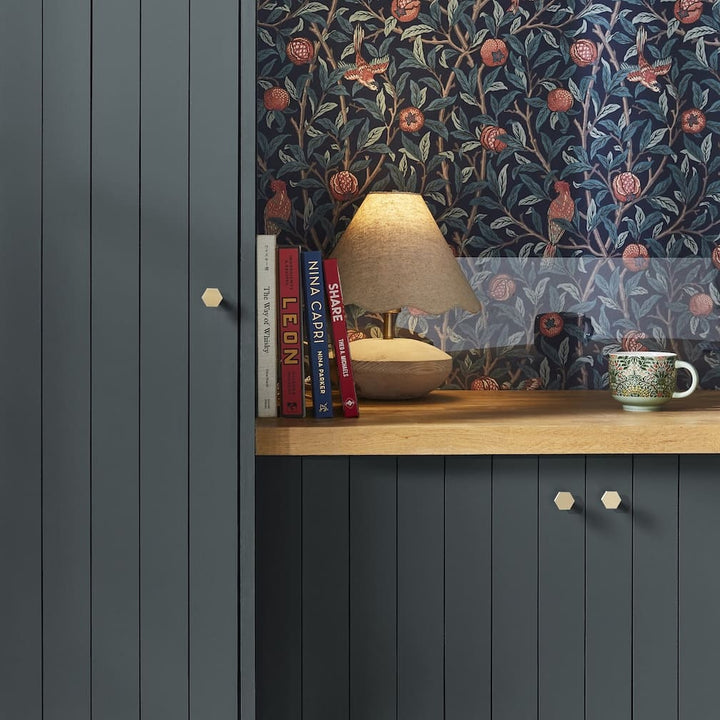 William Morris At Home Gallery Emulsion Blotted Blue 2.5L