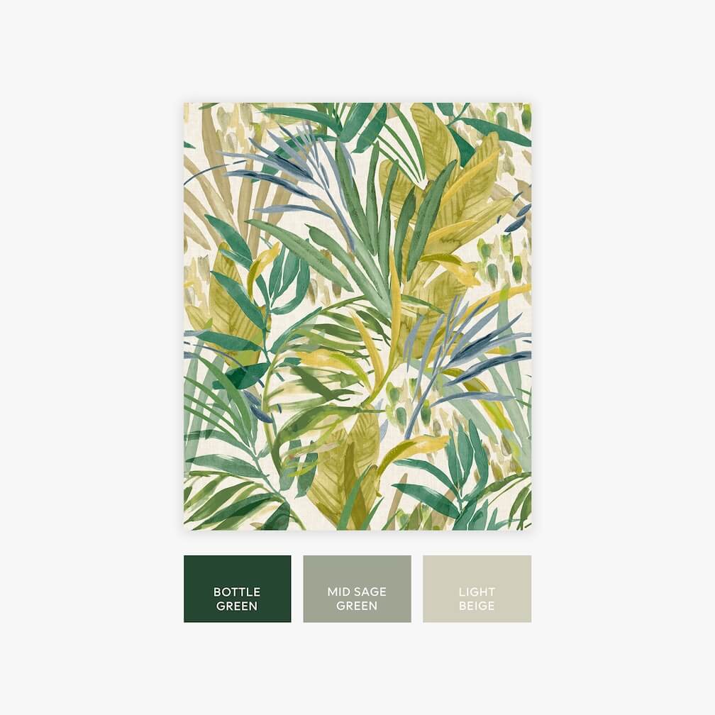 Next Wonderland Jungle Leaves Wallpaper