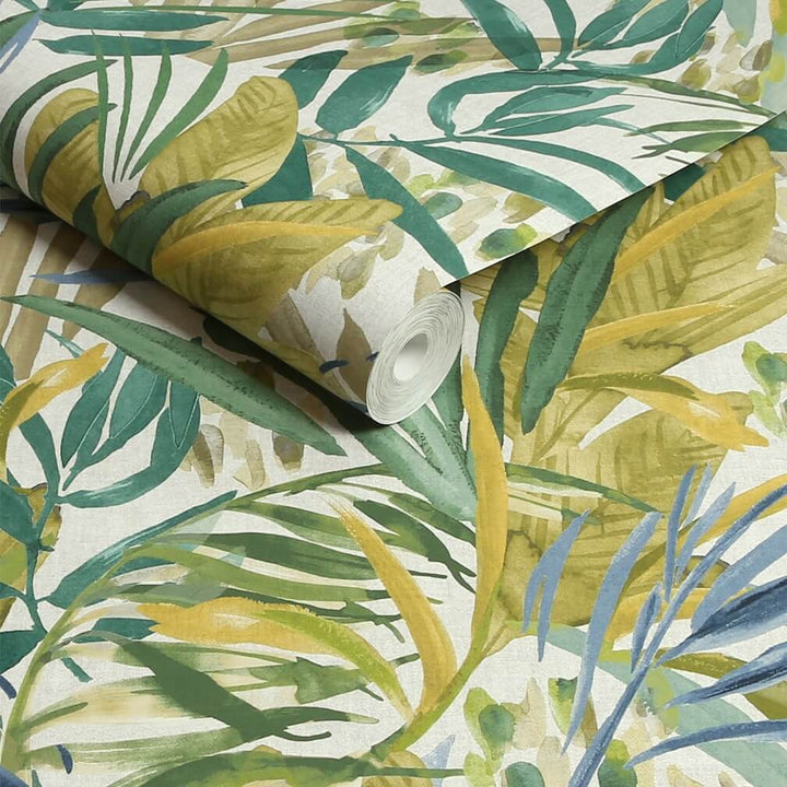 Next Wonderland Jungle Leaves Wallpaper