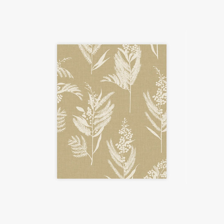 Next Equinox Leaf Khaki Wallpaper