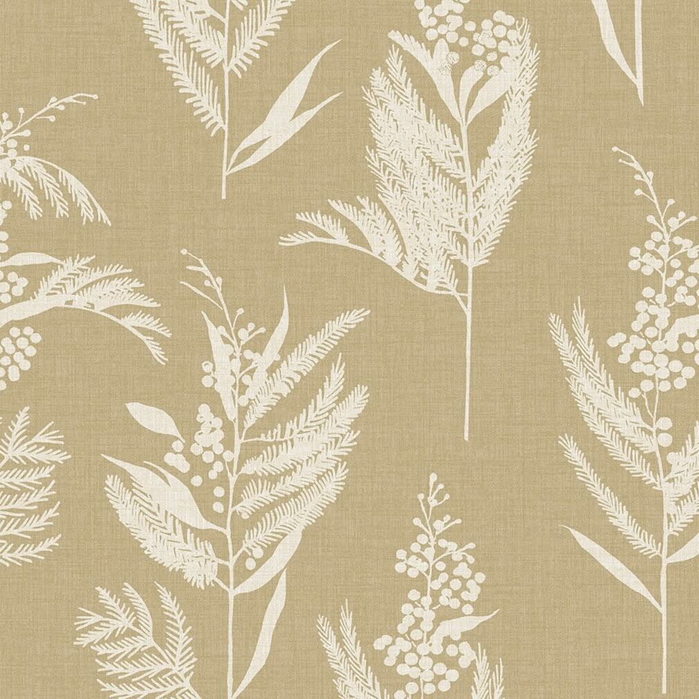 Next Equinox Leaf Khaki Wallpaper