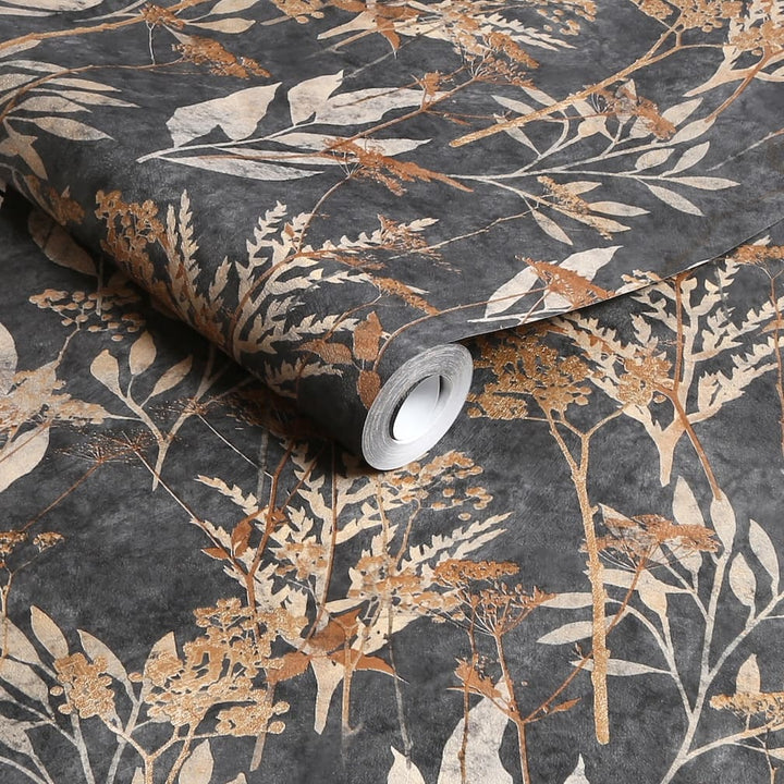 Superfresco Easy Solstice Black Gold Wallpaper