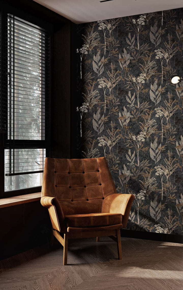 Superfresco Easy Solstice Black Gold Wallpaper