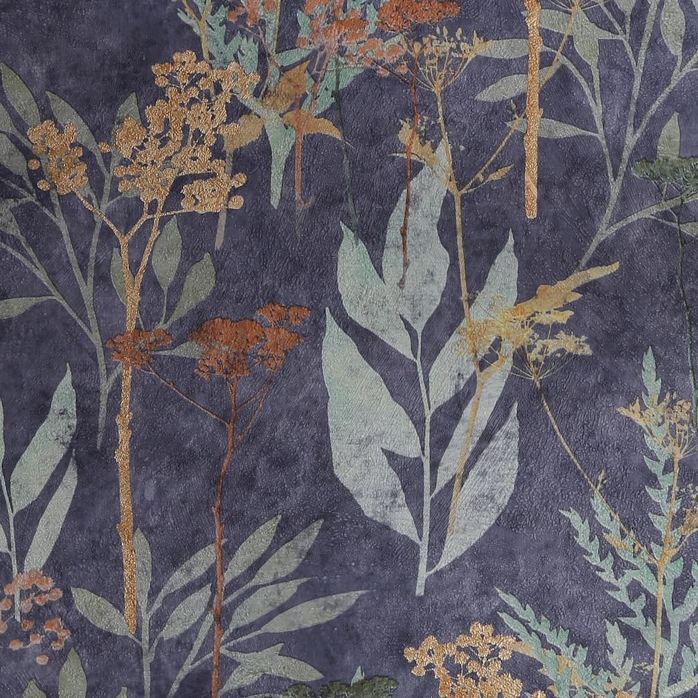 Superfresco Easy Solstice Navy Copper Wallpaper