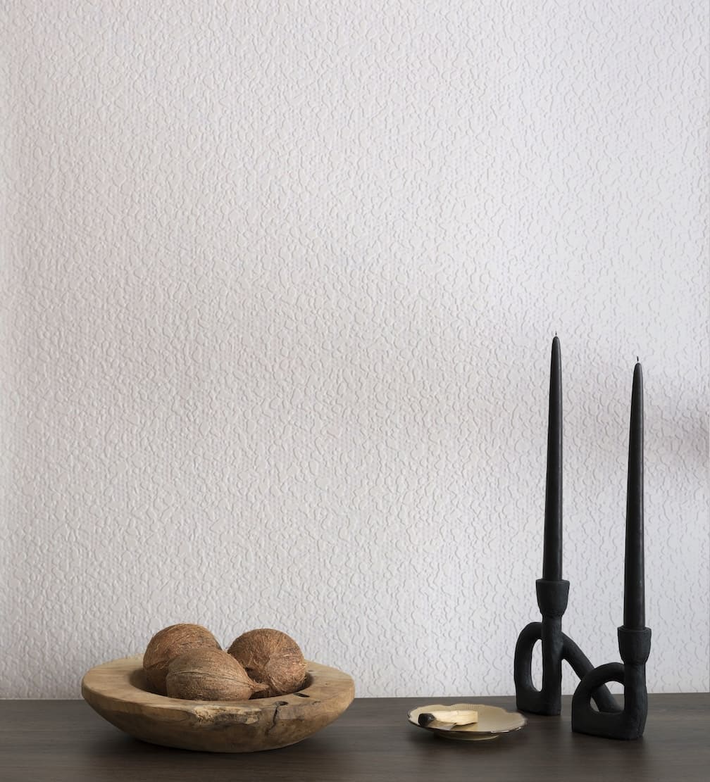 Superfresco White Paintable Boucle Wallpaper