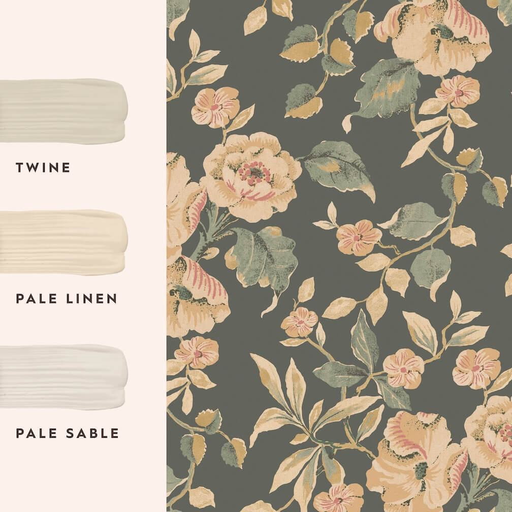 Laura Ashley Aylworth Trail Fern Wallpaper