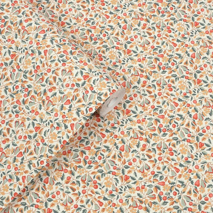 Laura Ashley Devrons Grove Terracotta Wallpaper