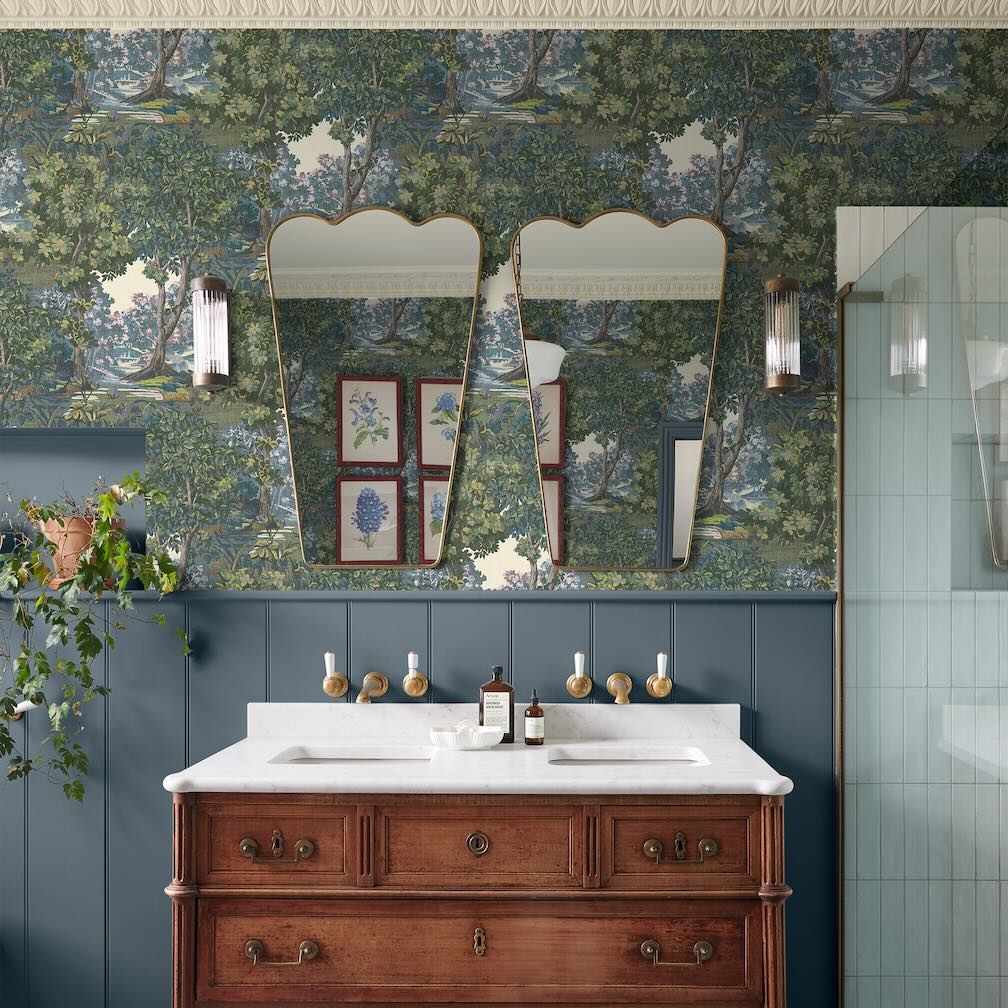 Graham & Brown Bodenham Heritage Green Wallpaper