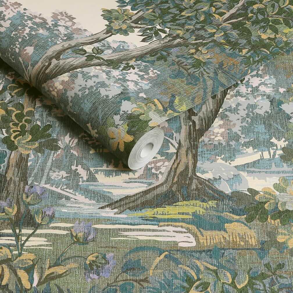 Graham & Brown Bodenham Heritage Green Wallpaper