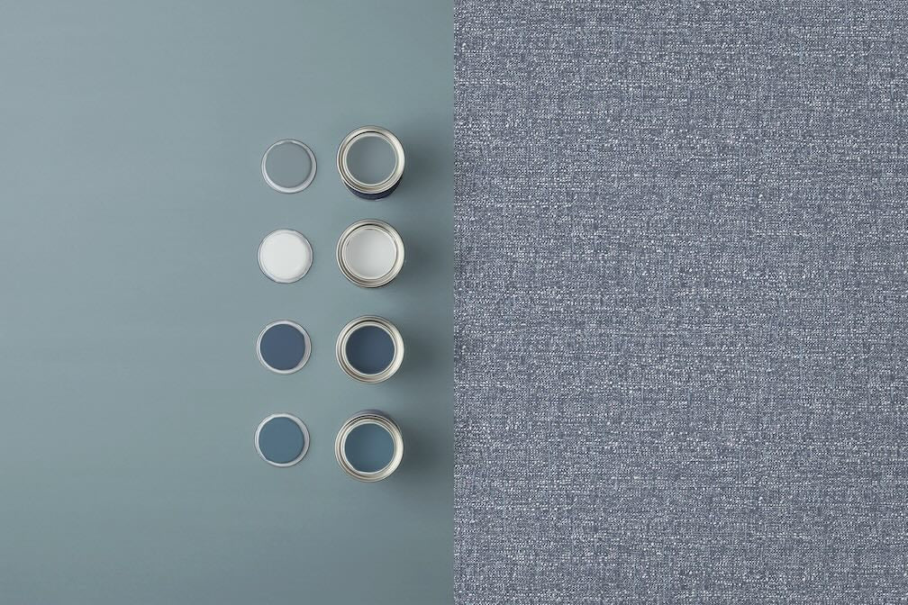 Graham & Brown Albion Texture Blue Wallpaper
