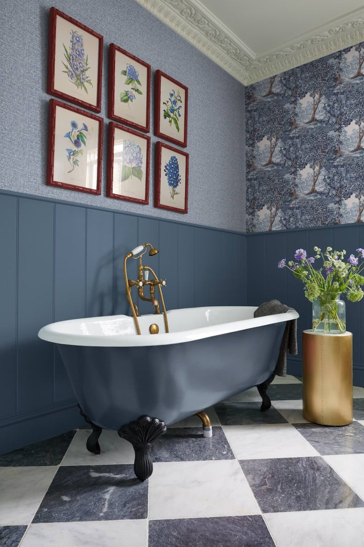 Graham & Brown Albion Texture Blue Wallpaper