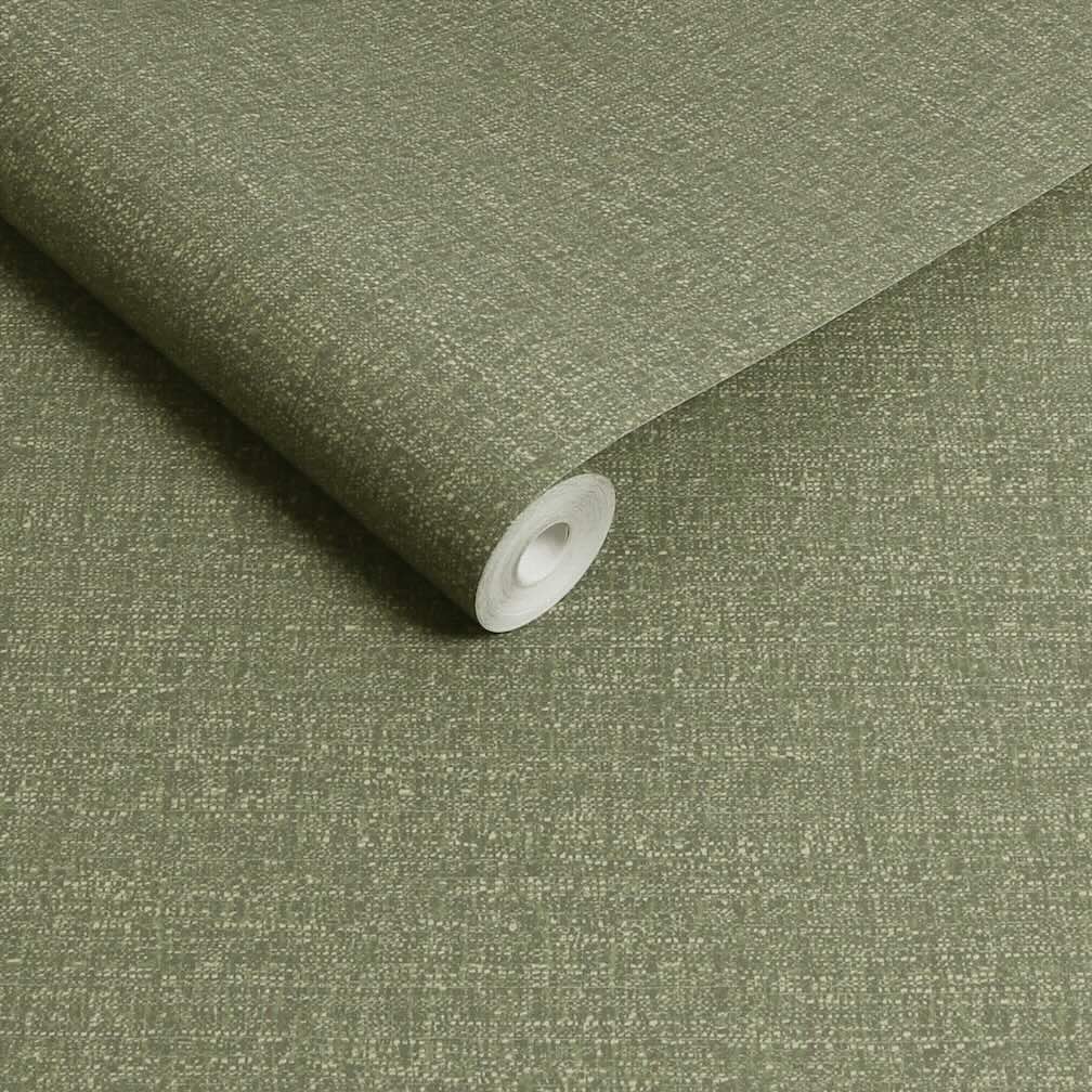 Graham & Brown Albion Texture Green Wallpaper