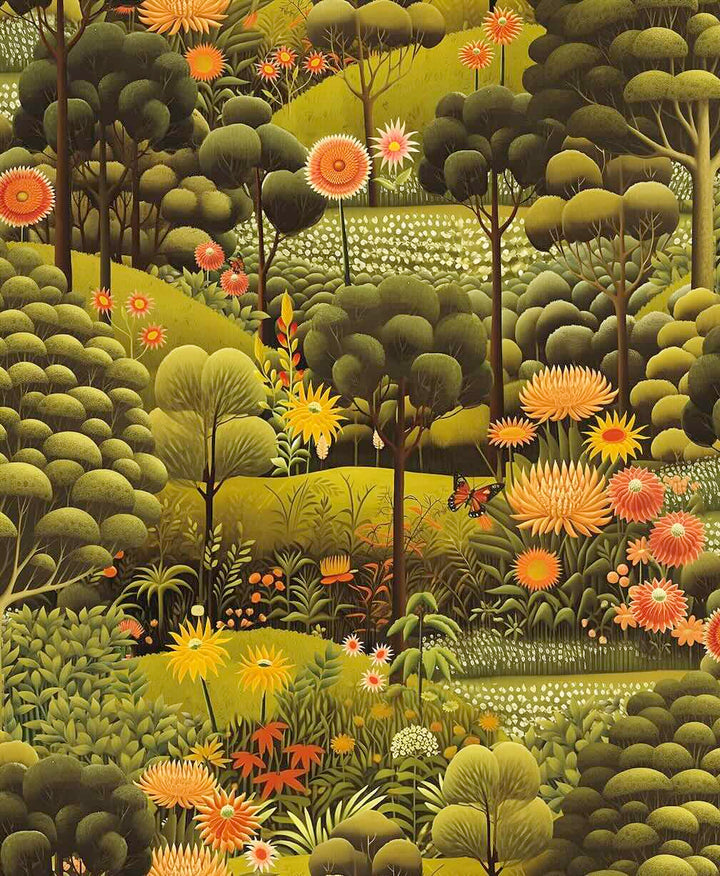 Graham & Brown Arley Garden Dusk Wallpaper