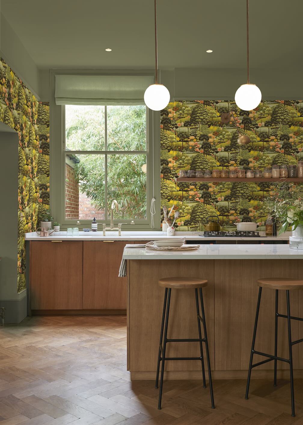 Graham & Brown Arley Garden Dusk Wallpaper