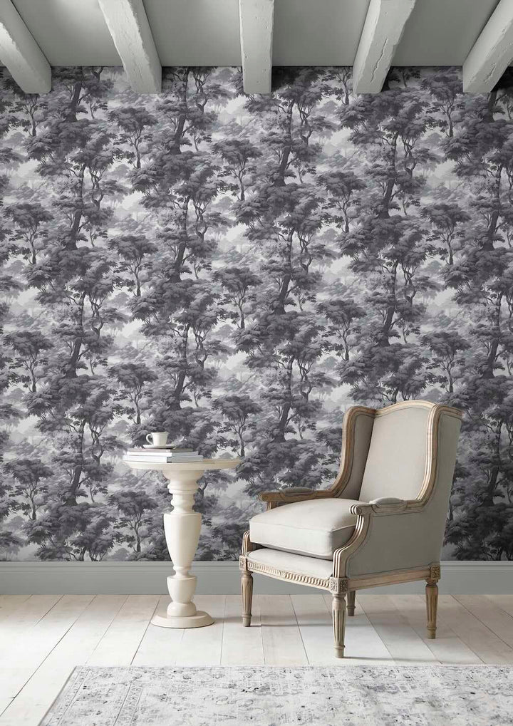 Graham & Brown Bobart's Garden Monochrome Wallpaper