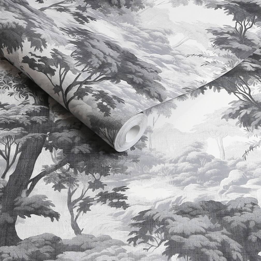 Graham & Brown Bobart's Garden Monochrome Wallpaper