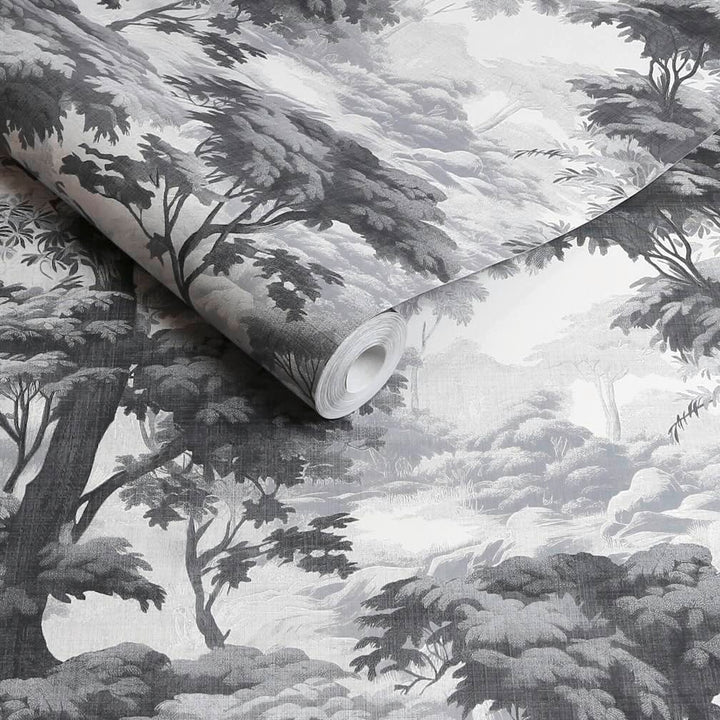 Graham & Brown Bobart's Garden Monochrome Wallpaper