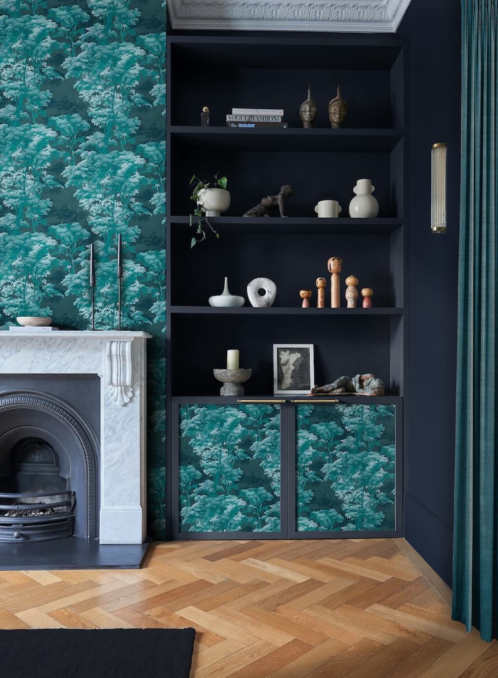 Graham & Brown Bobart's Garden Midnight Wallpaper