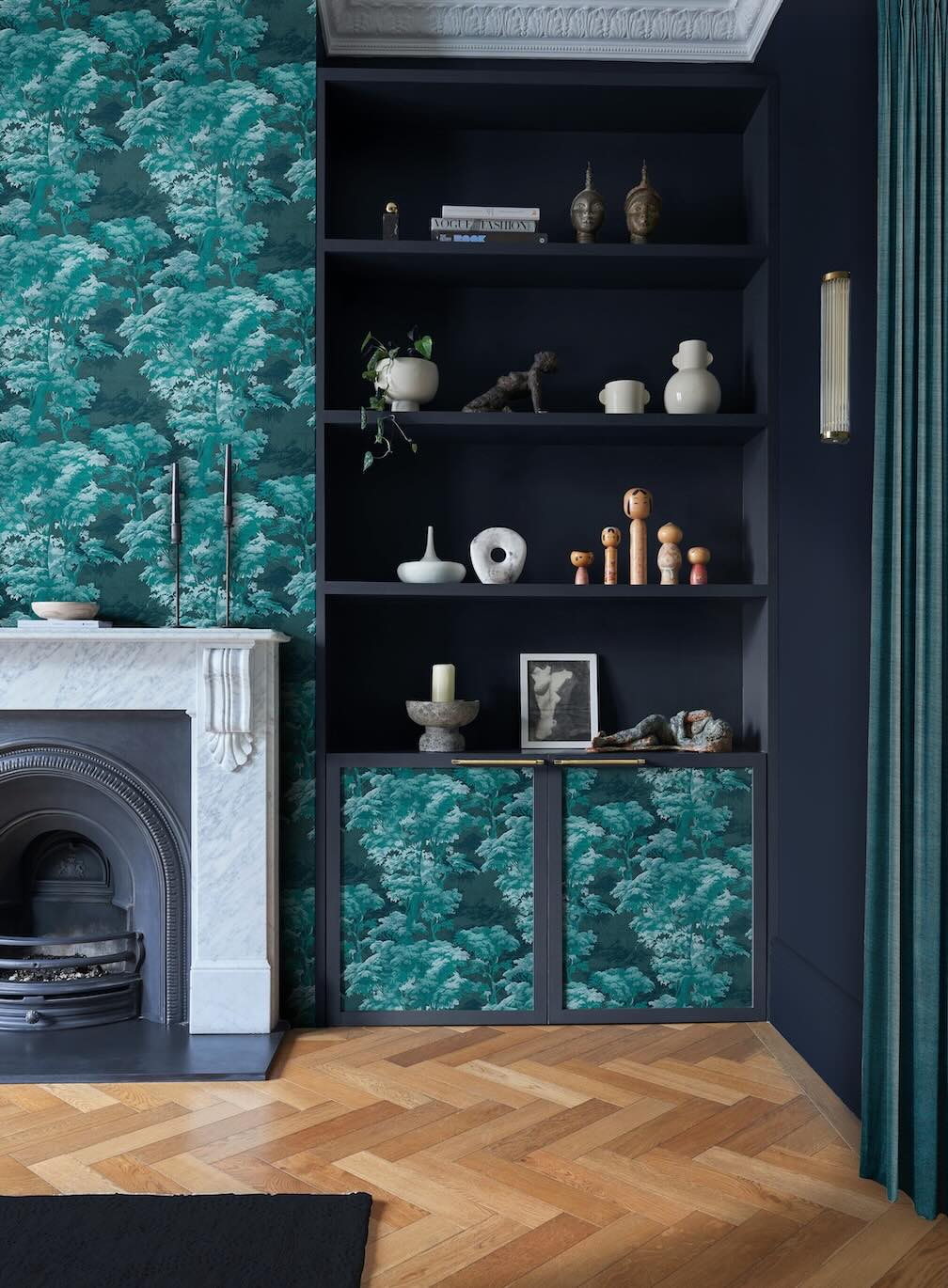 Graham & Brown Bobart's Garden Midnight Wallpaper