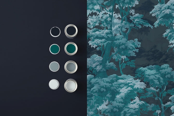Graham & Brown Bobart's Garden Midnight Wallpaper