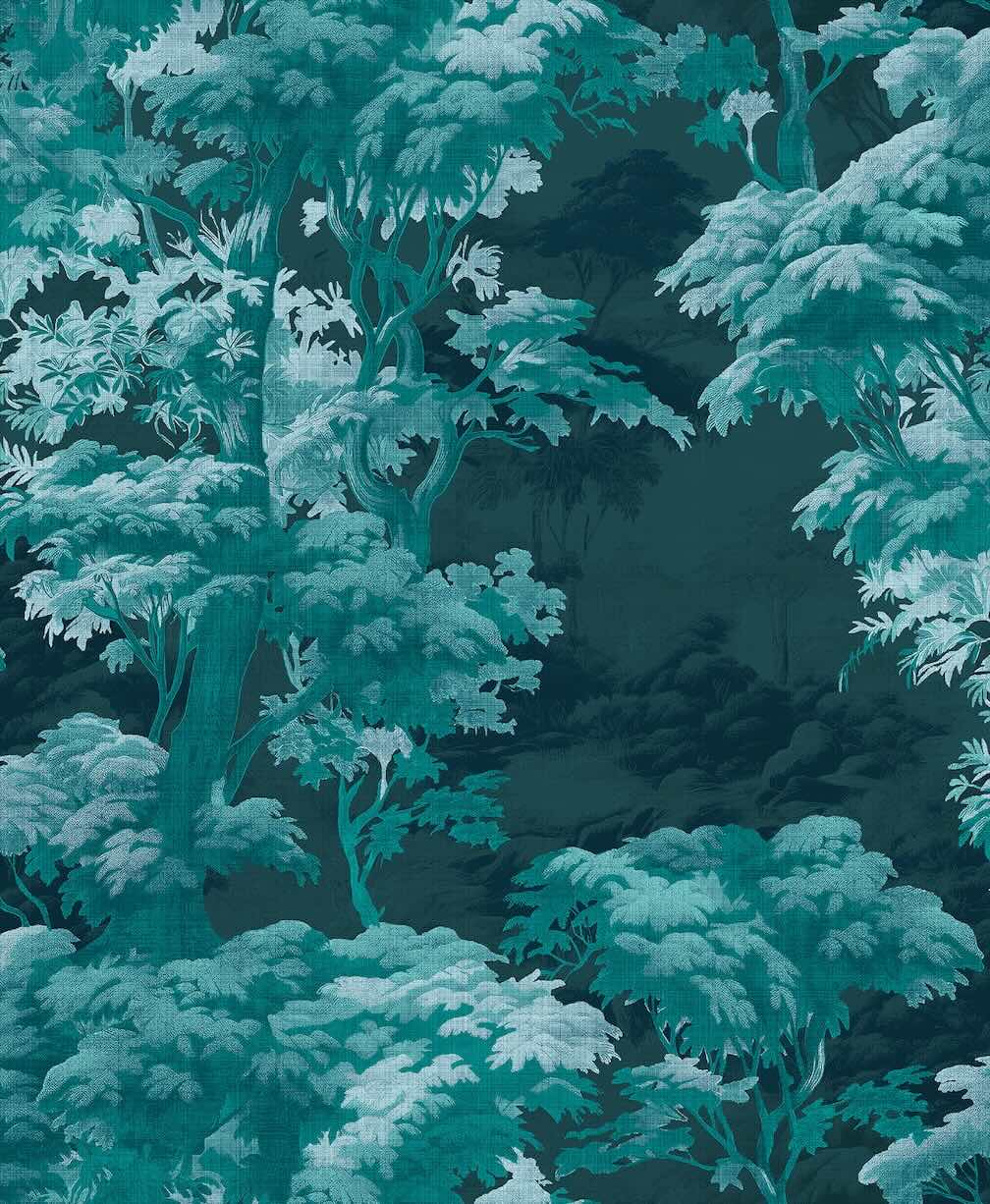 Graham & Brown Bobart's Garden Midnight Wallpaper