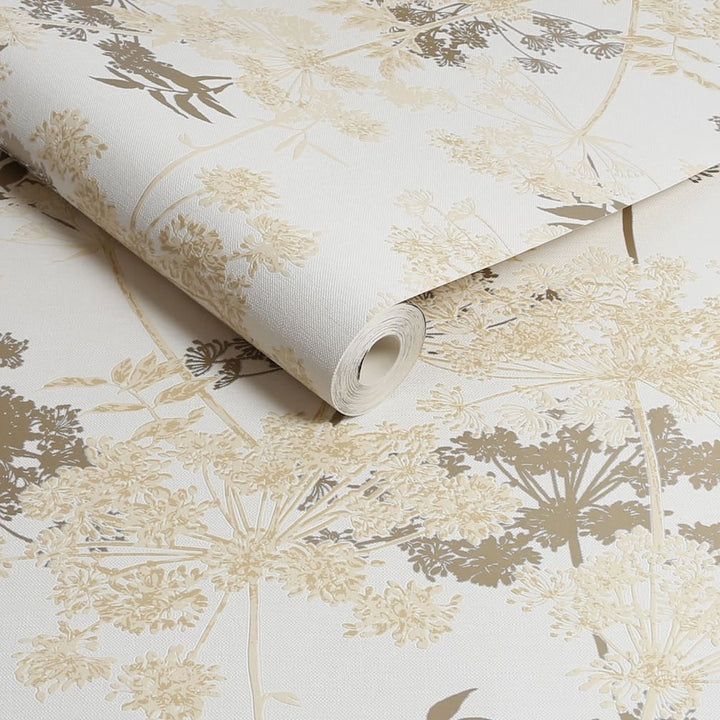Superfresco Meadow Cream Botanical Wallpaper