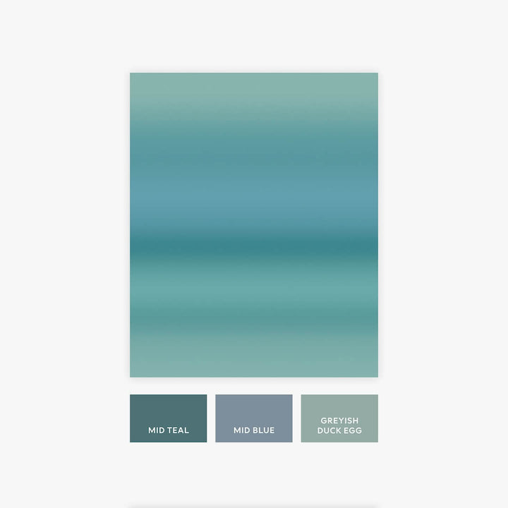 Next Ocean Ombre Teal Blues Wallpaper
