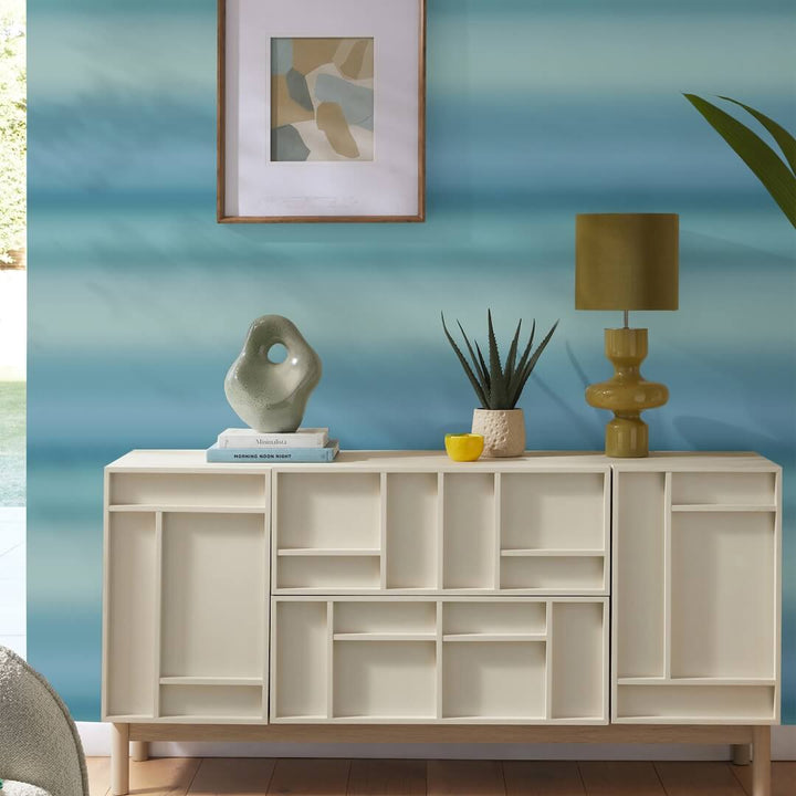 Next Ocean Ombre Teal Blues Wallpaper