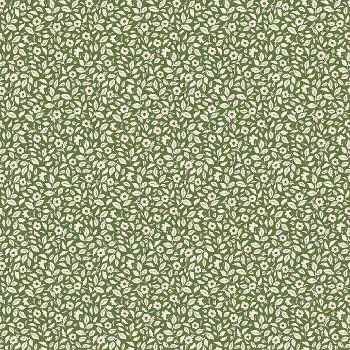 Joules Ditsy Floral Print Green Wallpaper