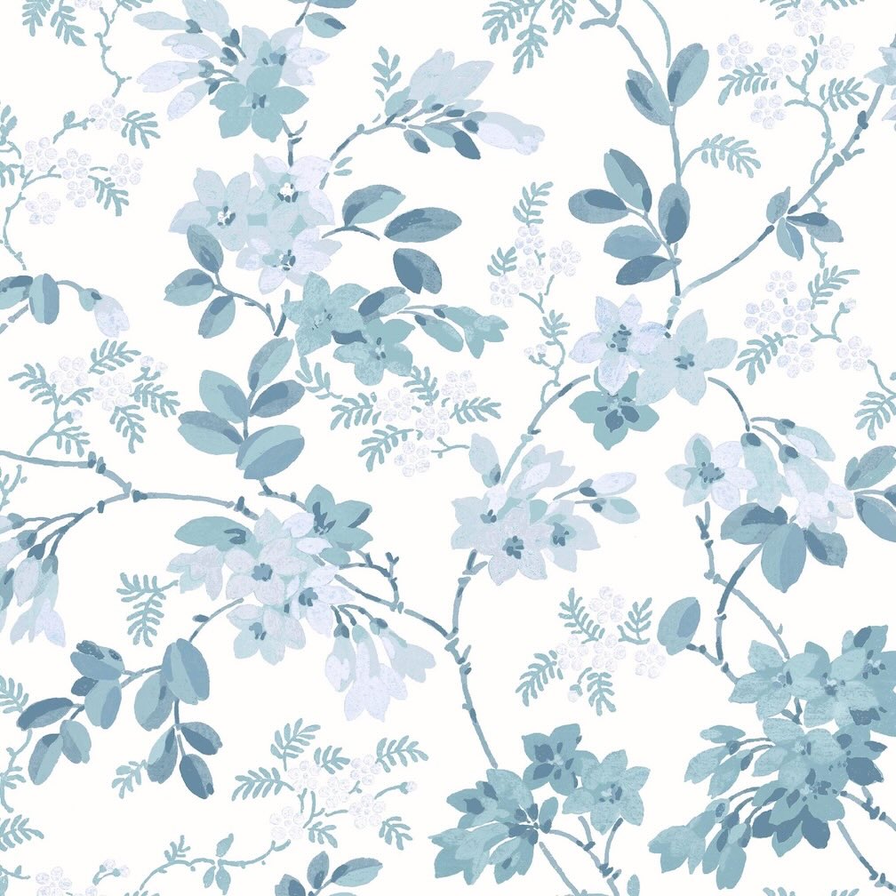 Laura Ashley Yewland Seaspray Wallpaper