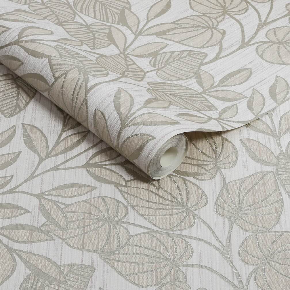 Superfresco Easy Linden Leaf Trail Sage Wallpaper
