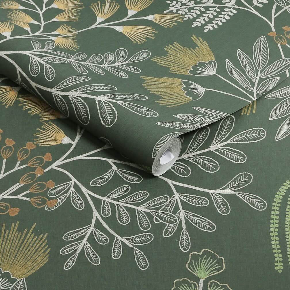 Superfresco Easy Richmond Forest Green Wallpaper