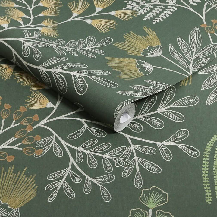 Superfresco Easy Richmond Forest Green Wallpaper