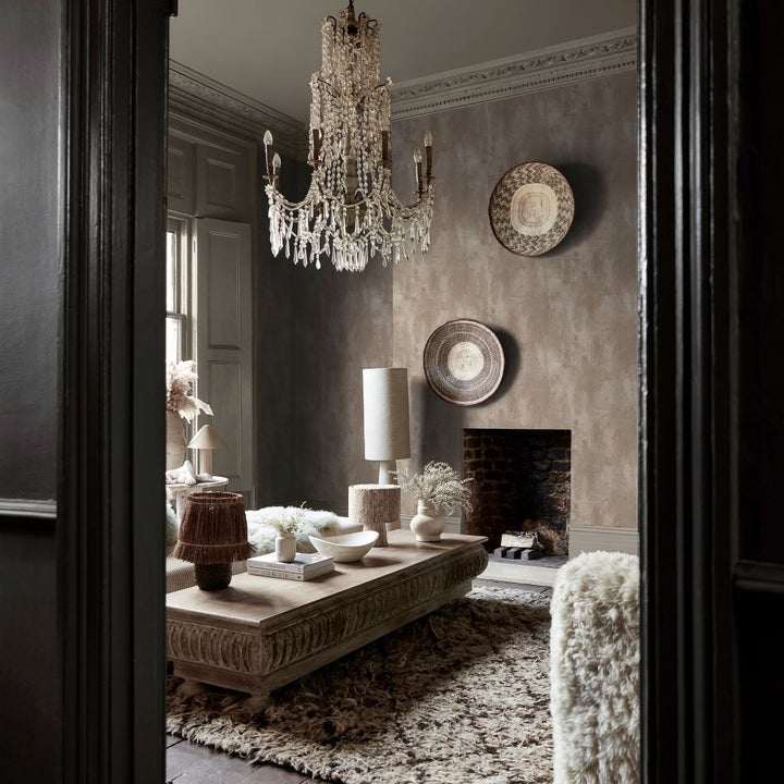 Abigail Ahern Oxidized Opulence Limestone Wallpaper