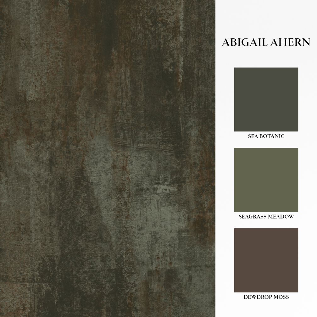 Abigail Ahern Oxidized Opulence Moss Wallpaper