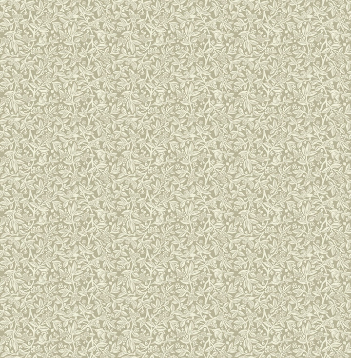 Laura Ashley Nutgrove Lichen Wallpaper