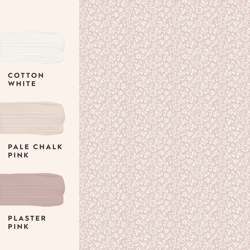 Laura Ashley Sweet Alyssum Plaster Pink Wallpaper