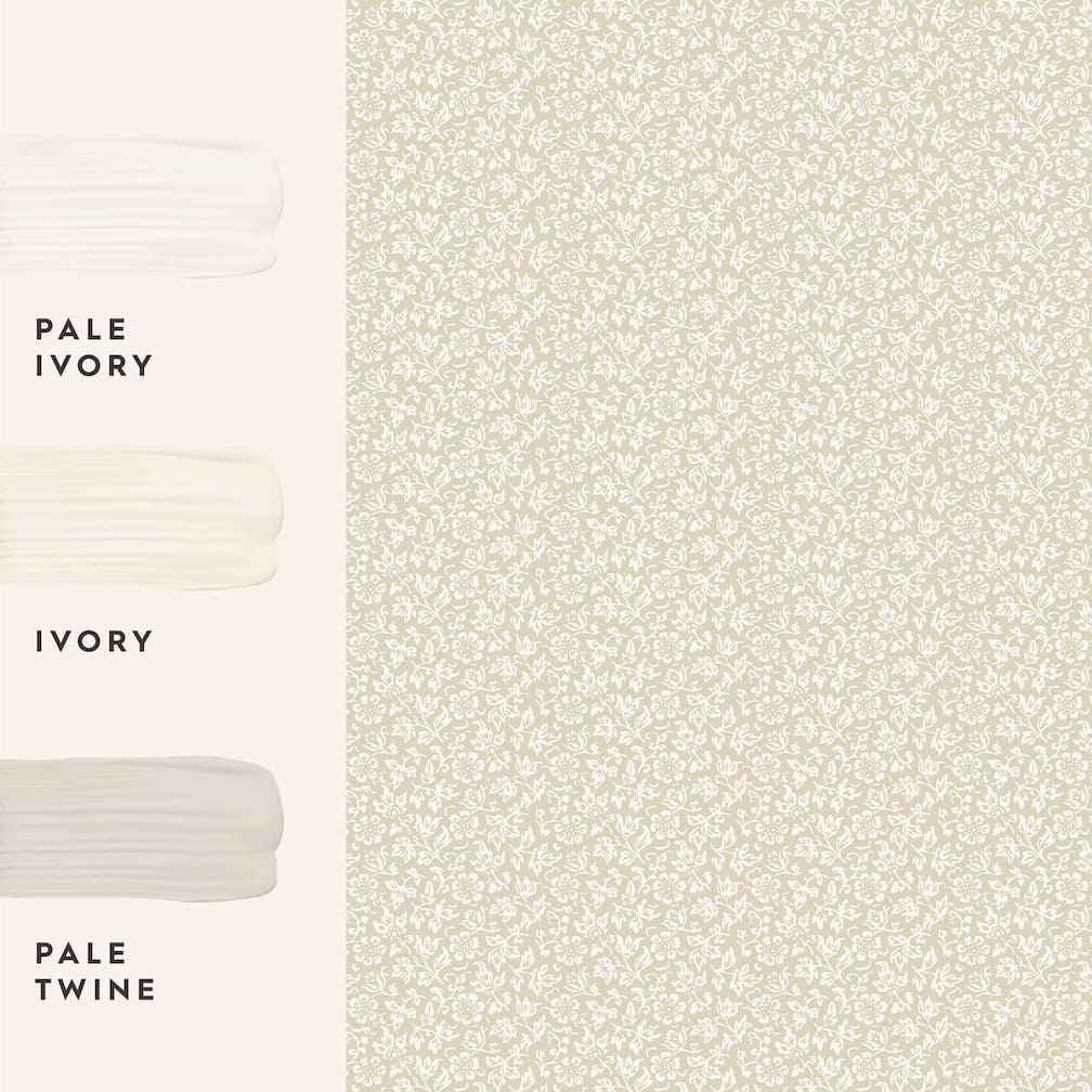 Laura Ashley Sweet Alyssum Twine Natural Wallpaper
