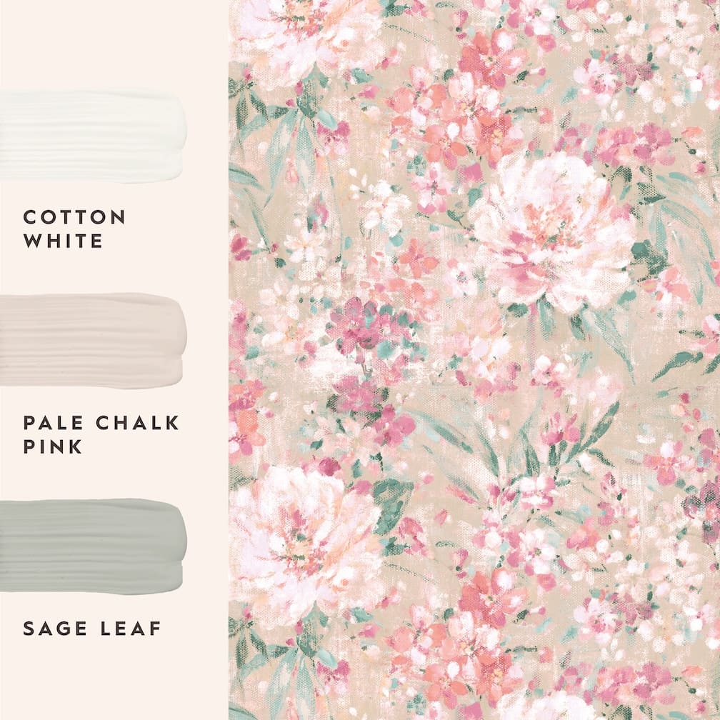 Laura Ashley Mayville Plaster Pink Wallpaper